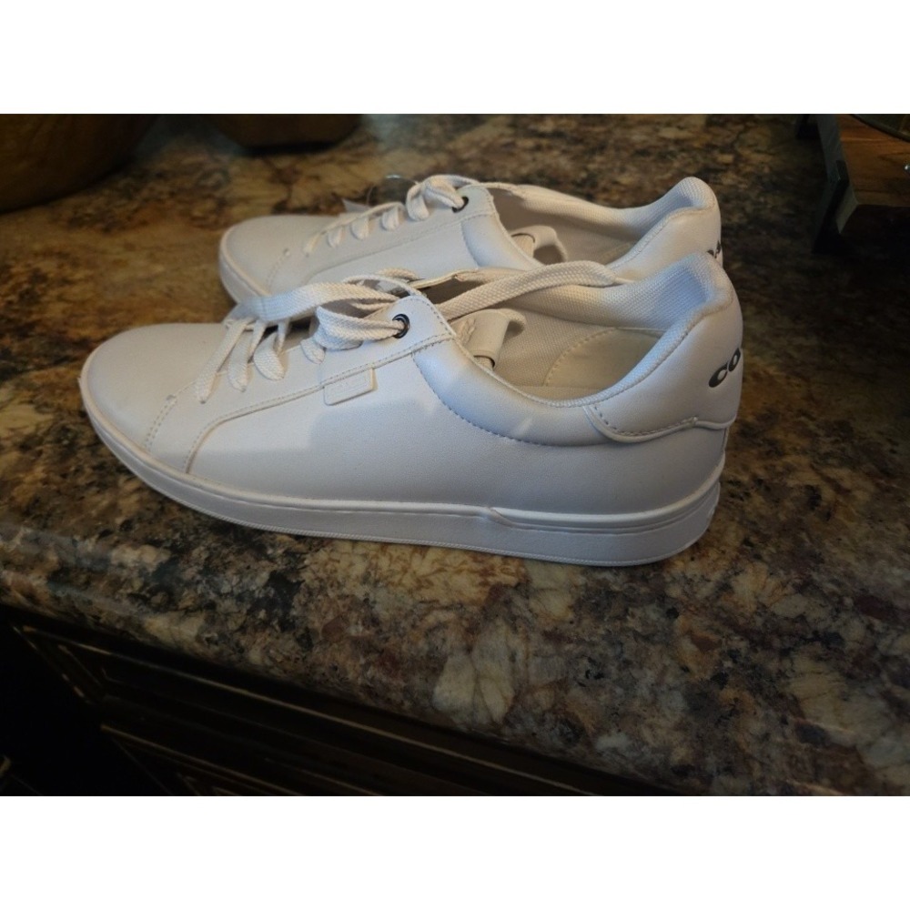 coach white 10 sneakers womens, Preppy, Vacation, Summer, Graduation.New NW - Picture 2 of 13